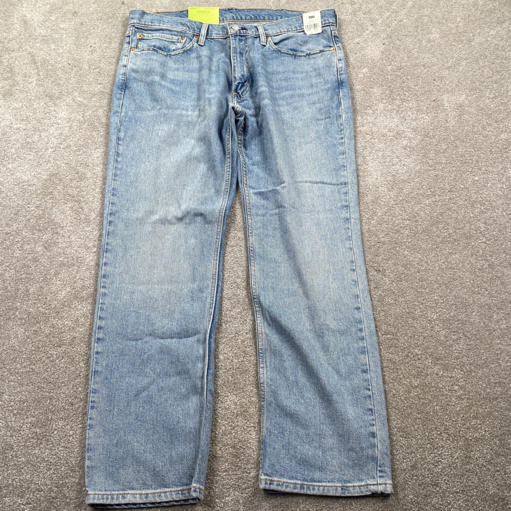 Levi's 511 Slim Jeans Mens 38x30 Light Wash Blue Flex Eco Performance 045115236